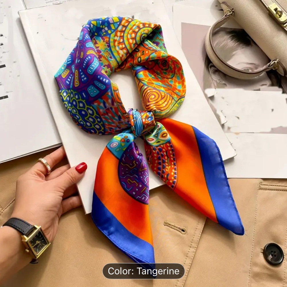 Colorful Silk Scarf